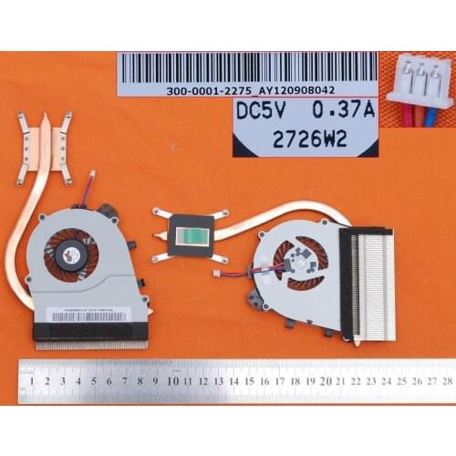 Brand Laptop Fan Heatsink for SONY VAIO SVE14 SVE14A16ECP SVE14AA12T E14 PN:300-0001-2275_AY120908043 CPU Cooler/Radiator