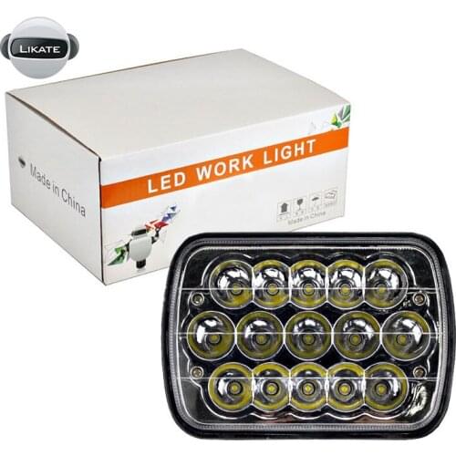 LKT 7 Inch Led Headlight for Truck 45w White H/L Beam Light 12V Led Work Lights For Offroad Projector Headlights