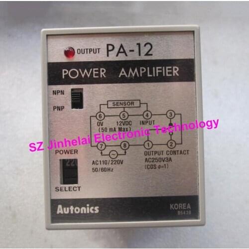 New and original AUTONICS PA-12 Sensor controller 110/220VAC