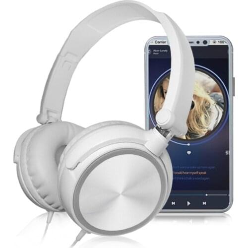 Wired Headphones With Microphone Over Ear Headsets Bass HiFi Sound Music Stereo Earphone For iPhone Xiaomi Sony Huawei PC