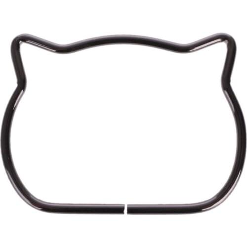 Cute Cat Ear Metal Bag Handle Replacement for DIY Shoulder Bags Making Handbag leisure eleg