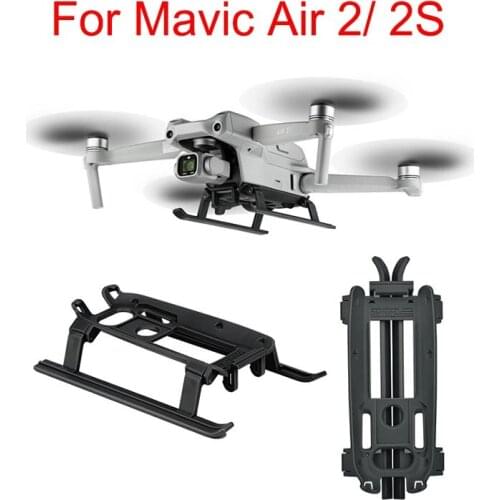 Folding Landing Gear For Mavic Air 2/2S Drone Height Extender Leg Guard Protector Quick Release Landing Gear Accessory