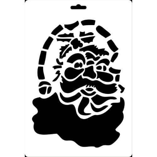 18*26 Santa claus Layering Stencils for DIY Scrapbooking/photo album Decorative Embossing DIY Paper Cards Crafts