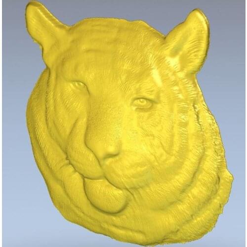 Tiger_3 relief 3d model for cncin STL file