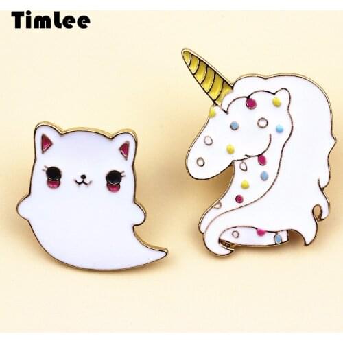 Timlee X094 Cartoon Cute Brooch Pins Brooches Gift Wholesale