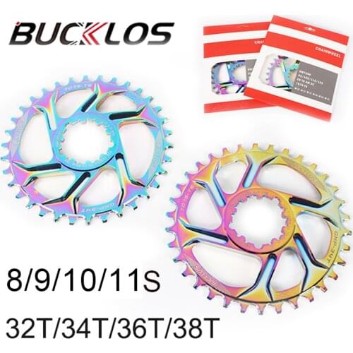 Mountain bike Chainring Color plating Rainbow chainwheel Narrow Wide MTB bicycle chainring For Sram GXP XX1 X9 XO X01 Crankset