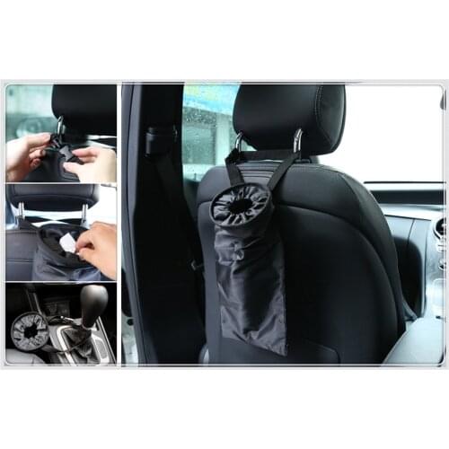 Car accessories Backrest storage Garbage bag hanging clean for Alfa Berlina Brera Mito Giulia Milano Romeo 147 156 159 Alfetta
