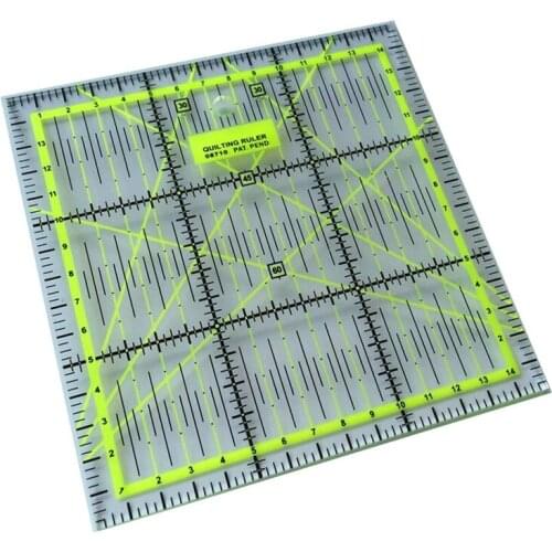 Free shipping 15 * 15 cm standard scale cutting special quilt tools Manual Quilting rulers