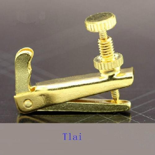 Free Shipping Wholesale 50 Pcs Golden 3/4-4/4 Violin Fine TUNERS Fiddle String Adjuster Violino Accessories Parts