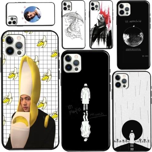 RM Mono Jin J-Hope Case For iPhone 11 Pro Max 12 mini 12 Pro Max 6S 7 8 Plus SE 2020 X XR XS Max Phone Cover
