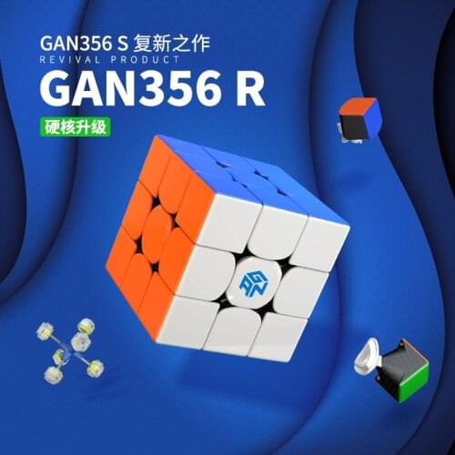 Gan356r 3x3 cube Lite Cubo Magico Speed Cube Learning Educational Without Magnetic Puzzle 356 Cube Toys gift Free SHipping