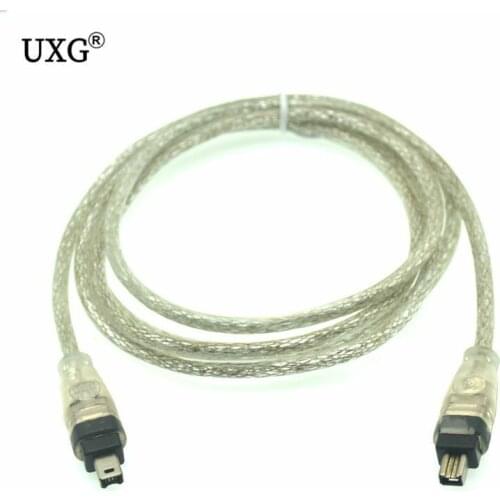 IEEE 1394 Cable 4P 4 Pin to 4 Pin IEEE 1394 for iLink Adapter Cable 4Pin To Firewire Cable 1.2M