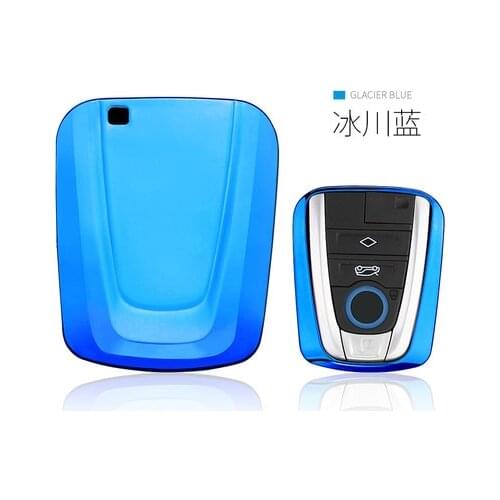 Soft TPU Car Key Case Cover for BMW I3 I8 Series Car Styling Protection Key Shell Keychain Ring Accessories 2018