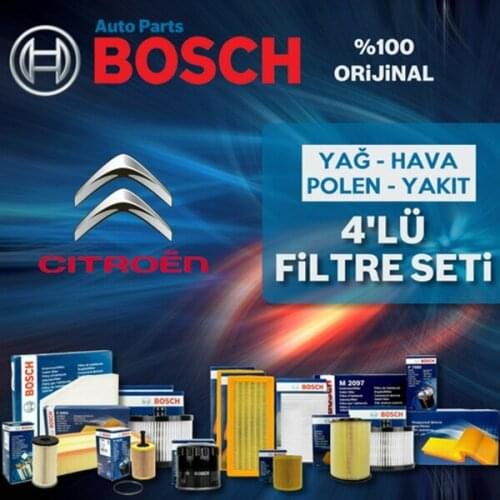 For Citroen C3 1.4 Hdi Bosch Filter Care Set 2002-2009