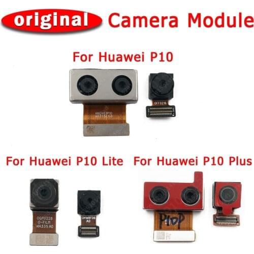 Original Front Rear Back Camera For Huawei P10 Lite Plus P10Lite P10Plus Main Facing Camera Module Flex Replacement Spare Parts