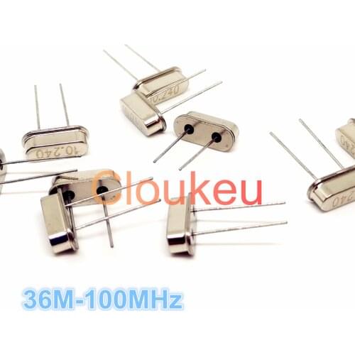 HC-49S Passive crystal oscillator 36M 40M 48M 50M 64M 100MHz