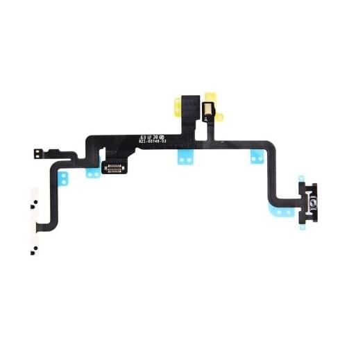 Cable Flat keys Power Volume On Off button for Iphone 7 Plus With Brackets With Brackets