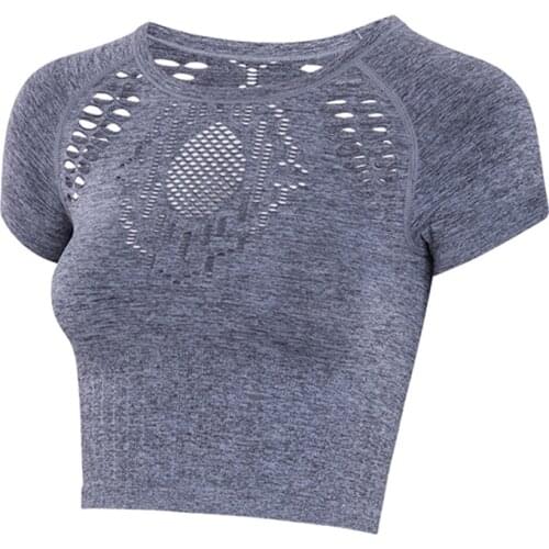 Sport Gym Shirt Women Yoga t shirt Woman Summer Fitness running Clothes sexy tops workout Yoga singlets Quick dry Tunics