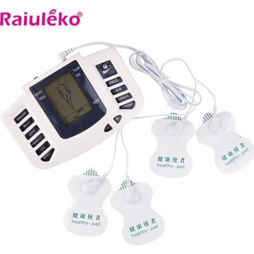 Tens Acupuncture Ems Massager Electro Stimulation Muscle Stimulator Electrostimulator Fisioterapia Physiotherapy Machine 16 Pads