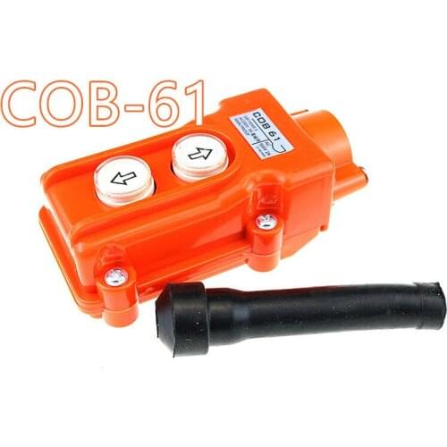 COB-61 Rainproof Hoist Push Button Switch for Hoist Crane Control 250V 5A
