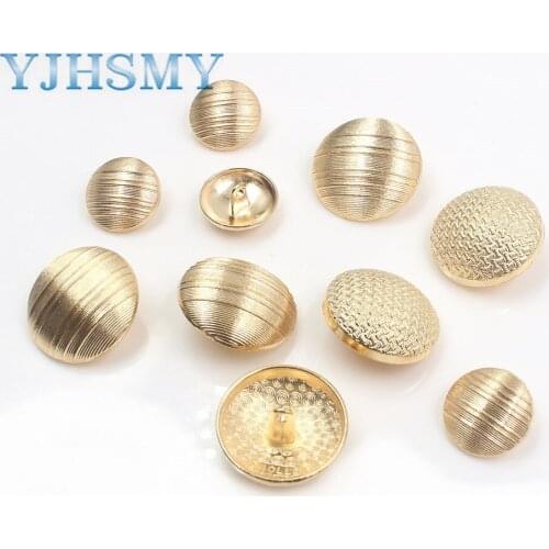 YJHSMY A-19512-547,10pcs/Lot,18/25mm High-quality craft metal buttons, suede coat cardigan sweater buttons, accessories