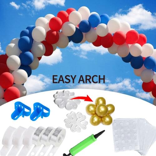 1-100pcs DIY Balloon Stick Balloon Clip Seal Plastic Balloon Chain Flower Seal Clips Birthday Party Decorations Ballon Supplies