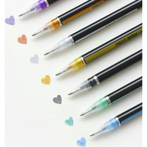 1 Set 12/16/18/24/36/48 Color Rainbow Highlighter Marker Fluorescent Pen Kids Painting Student Stationery Doodle Pen Child Gift