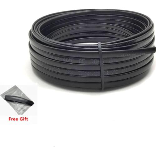 1m Low Price 220V type heating tape self regulating water pipe protection roof deicing heating cable