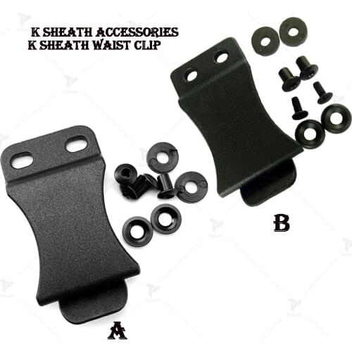 1piece K Sheath Accessories K Sheath Waist Clip Scabbard Clip Holster Clip Back Clip Knife Set Kydex Holster Clips