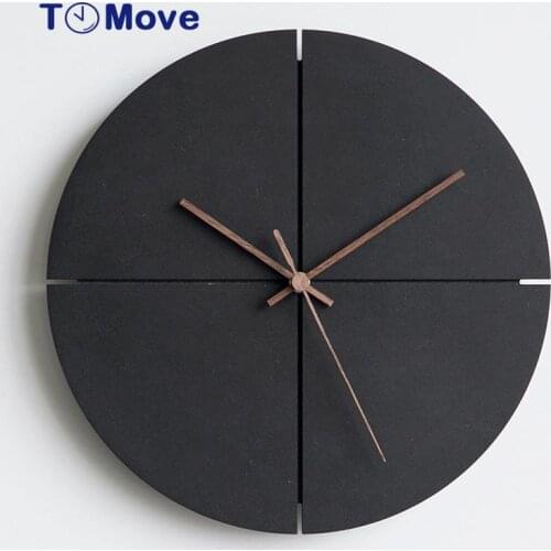 Silent Black Wall Clocks Non-Ticking Battery Operated 12 Inch Classic Quartz School Decor Clock Easy to Read for Room/Kitchen