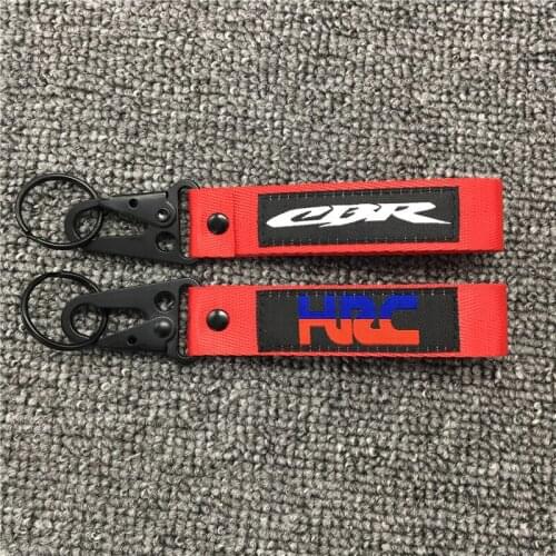 For HONDA HRC CBR heavy locomotive modified motorcycle universal keychain street car backpack pendant