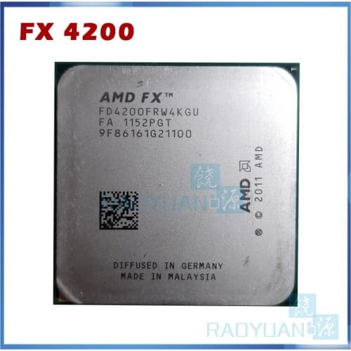AMD FX-Series FX-4200 FX 4200 3.3 GHz Quad-Core CPU Processor FD4200FRW4KGU Socket AM3