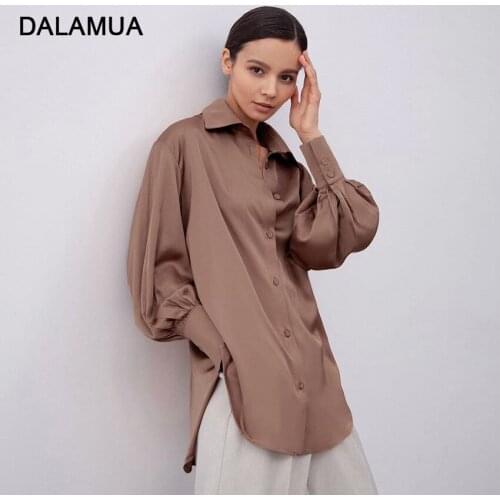 Женские рубашки оверсайз DALAMUA China At AliExpress