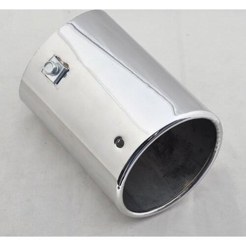 For Universal Exhaust Muffler Oval Tip Pipe 50-60mm Inside [CP570]