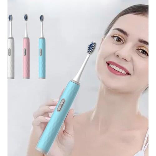Electric Toothbrush Couple Ultrasonic Adult Non-Rechargeable Soft Hair Automatic Waterproof 3 Brush Head Travel Set XIAOMI Brush