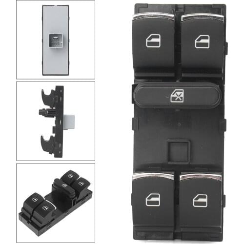 Electric Master Driver Side Power Window Switch For VW Passat Jetta Golf Tiguan TOURAN Rabbit Seat ALTEA IBIZA etc 3C8959857