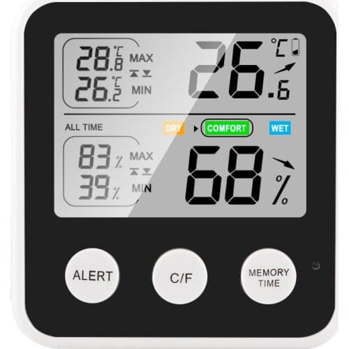 Electronic Thermometer Indoor Digital LCD Hygrometer Professional Temperature Measuring Tools Humidity Meter Weather Station