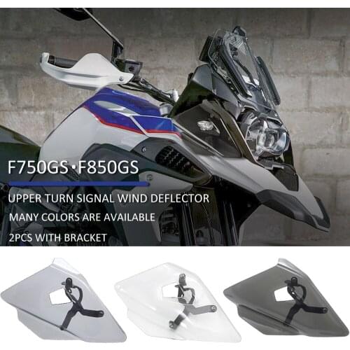 F750GS F850GS Motorcycle Upper Turn Signal Wind Deflector Side Fairing Windshield Windscreen FOR BMW F 750 850 GS ADV Adventure