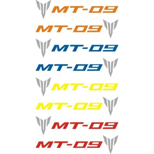 K-sharp Motorcycle Universal Emblem Reflective Stickers Decals For YAMAHA MT-09 2*pieces