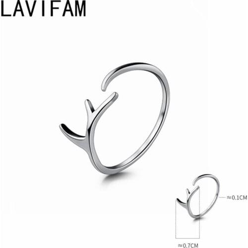 Ring S925 Silver Open Adjustable Rings For Women 925 Sterling Silver Jewelry Glossy Branch Stylish Rings For Girls
