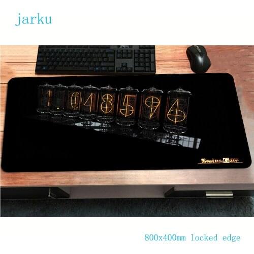 Steins gate mouse pad 800x400x2mm gaming mousepad Indie Pop office notbook desk mat Aestheticism padmouse games pc gamer mats