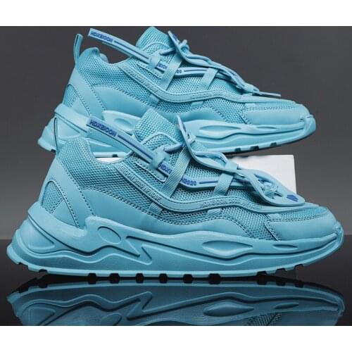 Autumn Chunky Sneakers Men New Sport Trainers Male Running Shoe Outdoor Walking Footwear Breathable Male Height Increase Botas