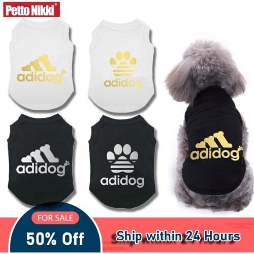 New Summer Cool Designer Dog Clothes Golden Silver Reflective Pet Vest Clothes For Small Dogs Puppy Clothes Fashion Dog Costume