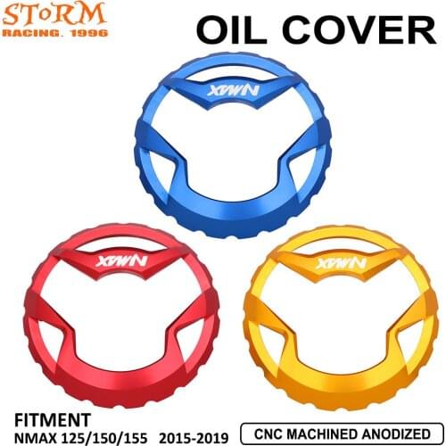 Fit For YAMAHA NMAX155 N-MAX 125 N-MAX 155 NMAX 150 2015-2019 Accessories Part Oil Cover Tank Fuel Tank Cap Motorcycle Motocross