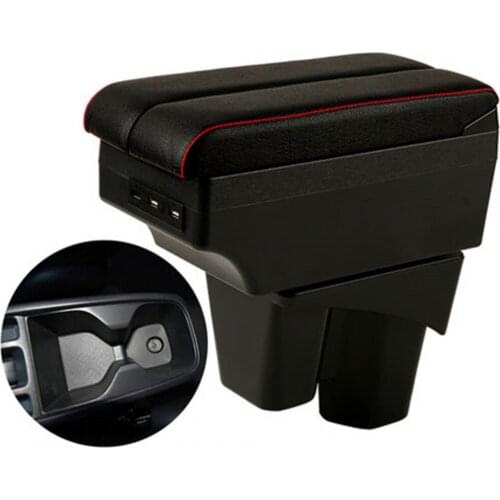 For Honda New City armrest box central content box interior Armrests Storage car-styling accessories part with USB