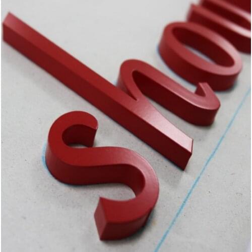 3D durable 316 stainless steel fabricate metal letter shop front sign