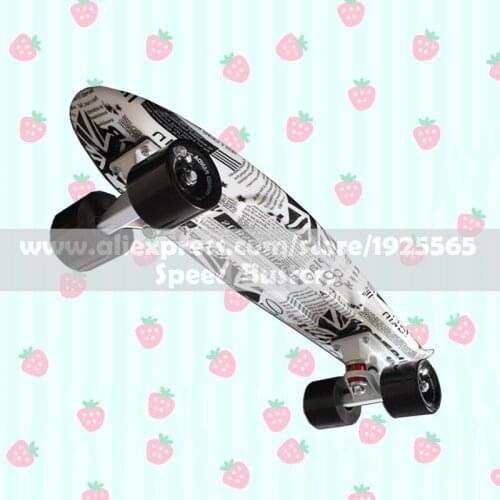 MIni Cruiser High Quality Retro Skateboard Starry Sky Pattern Mini Board long board wheels Fish board longboard skateboard PN14