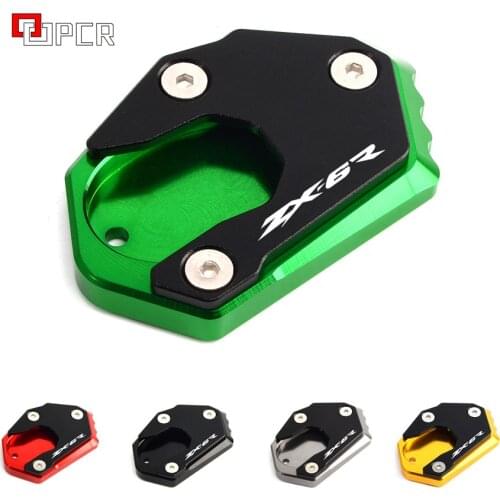ZX6-R kick stand Enlarger For KAWASAKI ZX6R ZX 6R ZX636 2012 2013 2014 2015 2016 2017 MOTO SIDE STAND EXTENSION PAD