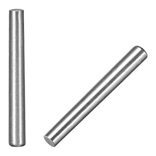 Uxcell 25Pcs 45# Carbon Steel GB117 40mm Length 4mm Small End Diameter 1:50 Taper Pin to hold parts together Release easily