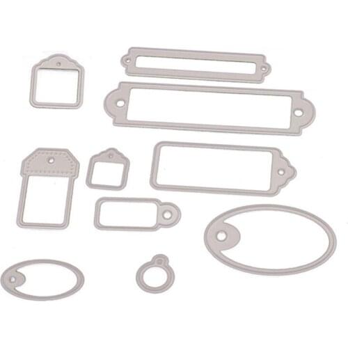 Cutting Dies Stencil Label DIY Scrapbooking Embossing Album Paper Card Crafts Stencil Stickers Diy Vintage